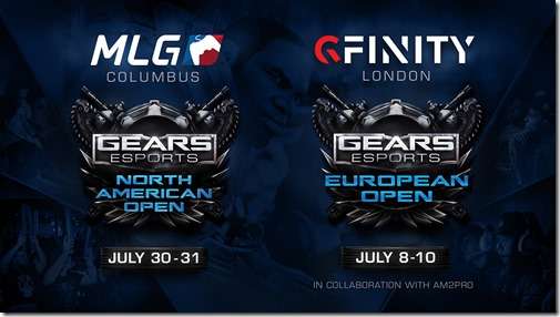 Gears eSports North American Open and European Open Graphic 