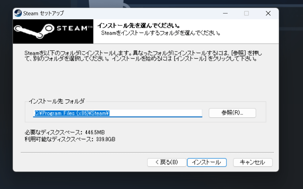 Steam Setup Wizzards