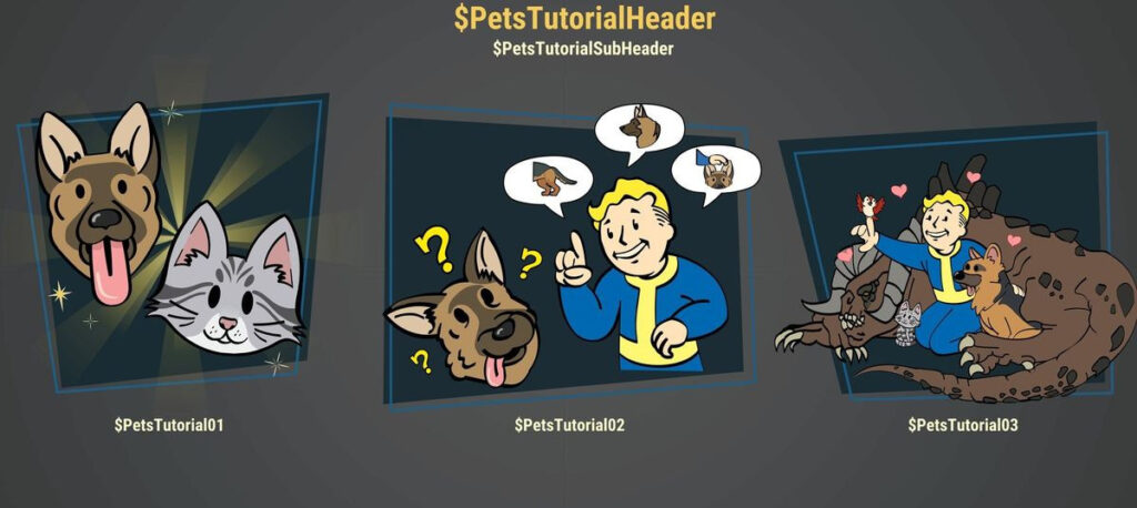 Datamined Fallout 76 Tutorial